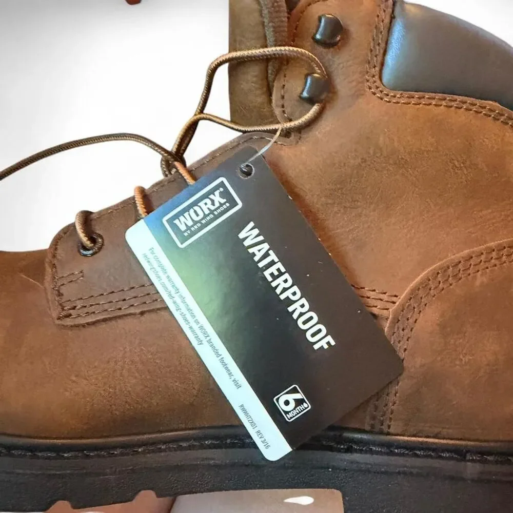 WORX by Red Wing Shoes Men’s STK#5606 Steel Toe Waterproof 6” Work Boot12WW